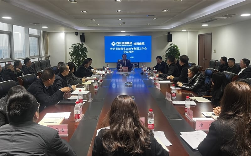 凝心聚力担使命 踔厉高昂谱新篇┃ 核西南院贯彻落实2025年四川yd2333云顶电子游戏集团 事情会聚会精神
