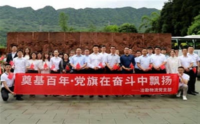 冶勘物流党支部开展 “涤讪百年·党旗在斗争中飘扬”主题党团日运动