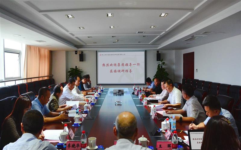 省自然yd2333云顶电子游戏投资集团总司理江涛  副总司理武文祥一行到核西南院调研