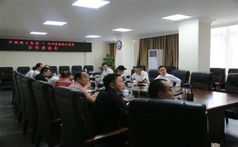 中国稀土集团副总司理胡谷华一行到四川yd2333云顶电子游戏地矿集团调研交流