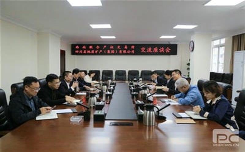 西南团结产权生意所到地矿集团交流座谈