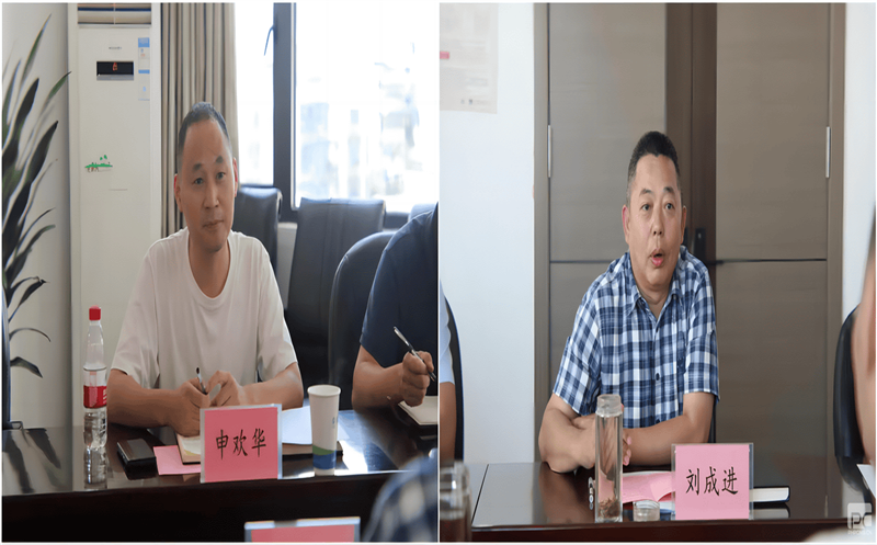 ?工业联动，，，，，，，生长共赢——鑫顺矿业与核工业二八一大队开展座谈交流