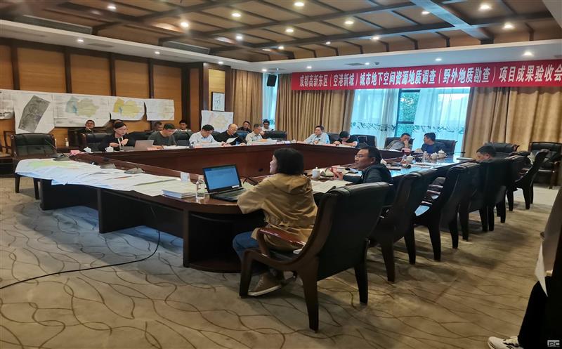 成都高新东区（空港新城）都会地下空间yd2333云顶电子游戏地质视察项目（第三包）顺遂通过终验