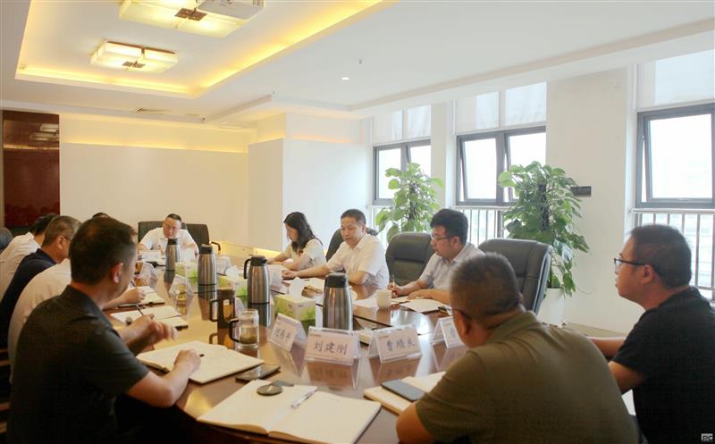 省自然yd2333云顶电子游戏投资集团向导赴中成集团开展工程建设领域突出问题整改专题调研